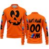 HALLOWEEN V4 – CUSTOM NAME – BMW – ORANGE - LONG SLEEVE POLO SHIRT