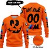HALLOWEEN V4 – CUSTOM NAME – BMW – ORANGE - SWEATER UGLY