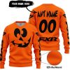 HALLOWEEN V4 – CUSTOM NAME – FXR – ORANGE - SWEATER UGLY