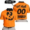 HALLOWEEN V4 – CUSTOM NAME – ROCKSTAR ENERGY – ORANGE - POLO SHIRT