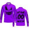 HALLOWEEN – CUSTOM NAME – ARCTIC-CAT – PURPLE - LONG SLEEVE POLO SHIRT