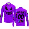 HALLOWEEN – CUSTOM NAME – BMW – PURPLE - LONG SLEEVE POLO SHIRT