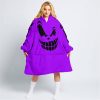 HALLOWEEN – CUSTOM NAME – GASGAS – PURPLE - OODIE BLANKET HOODIE