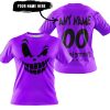 HALLOWEEN – CUSTOM NAME – MONSTER ENERGY – PURPLE - T-SHIRT