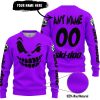 HALLOWEEN – CUSTOM NAME – SKI DOO – PURPLE - SWEATER UGLY