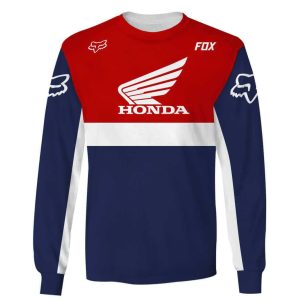 Honda customized motocross jersey, Honda dirt bike size chart, Honda motocross clothing