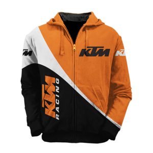Ktm red fleece hoodies, Ktm red hoodie, Ktm horror zipper hoodies