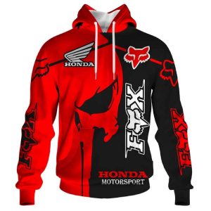 Honda 3t racing clothes, Honda custom motocross sweatshirts, Honda lava skull