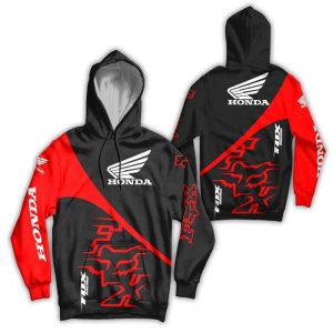 Honda racing hoodies women's, Honda motocross hoodie, Honda send it clothing