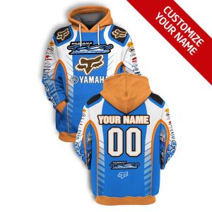 Yamaha 3d zipper hoodies, Yamaha motocross size chart, Yamaha zero foxt
