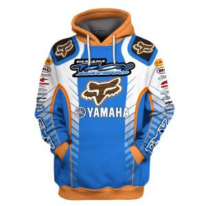 Yamaha 3d zipper hoodies, Yamaha motocross size chart, Yamaha zero foxt