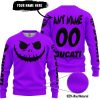 HALLOWEEN V1 – CUSTOM NAME – DUCATI – PURPLE - SWEATER UGLY