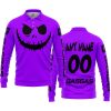 HALLOWEEN V1 – CUSTOM NAME – GASGAS – PURPLE - LONG SLEEVE POLO SHIRT