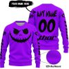 HALLOWEEN V1 – CUSTOM NAME – THOR RACING – PURPLE - SWEATER UGLY