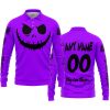 HALLOWEEN V1 – CUSTOM NAME – TROY LEE DESIGNS – PURPLE - LONG SLEEVE POLO SHIRT