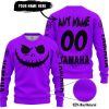 HALLOWEEN V1 – CUSTOM NAME – YAMAHA – PURPLE - SWEATER UGLY