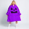 HALLOWEEN V2 – CUSTOM NAME – ALPINESTARS – PURPLE - OODIE BLANKET HOODIE