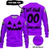 HALLOWEEN V2 – CUSTOM NAME – CAN AM – PURPLE - SWEATER UGLY