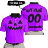 HALLOWEEN V2 – CUSTOM NAME – KAWASAKI – PURPLE - POLO SHIRT