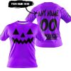 HALLOWEEN V2 – CUSTOM NAME – ROCKSTAR ENERGY – PURPLE - T-SHIRT