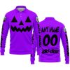 HALLOWEEN V2 – CUSTOM NAME – SKI DOO – PURPLE - LONG SLEEVE POLO SHIRT