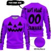 HALLOWEEN V2 – CUSTOM NAME – YAMAHA – PURPLE - SWEATER UGLY