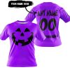 HALLOWEEN V3 – CUSTOM NAME – KAWASAKI – PURPLE - T-SHIRT