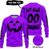 HALLOWEEN V3 – CUSTOM NAME – ROCKSTAR ENERGY – PURPLE - SWEATER UGLY