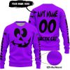 HALLOWEEN V4 – CUSTOM NAME – ARCTIC-CAT – PURPLE - SWEATER UGLY