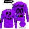 HALLOWEEN V4 – CUSTOM NAME – BMW – PURPLE- SWEATER UGLY