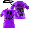HALLOWEEN V4 – CUSTOM NAME – BMW – PURPLE - T-SHIRT