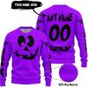 HALLOWEEN V4 – CUSTOM NAME – FLY RACING – PURPLE - SWEATER UGLY