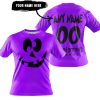 HALLOWEEN V4 – CUSTOM NAME – MONSTER ENERGY – PURPLE - T-SHIRT