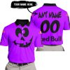 HALLOWEEN V4 – CUSTOM NAME – RED BULL – PURPLE - POLO SHIRT