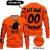 CAT WHAT – CUSTOM NAME – FLY RACING - SWEATER UGLY