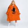 CAT WHAT – CUSTOM NAME – KAWASAKI - OODIE BLANKET HOODIE