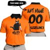 CAT WHAT – CUSTOM NAME – SUZUKI - POLO SHIRT