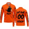 CAT WHAT – CUSTOM NAME – THOR RACING - LONG SLEEVE POLO SHIRT