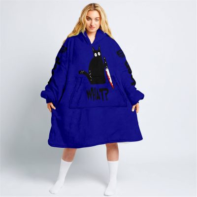 Cat What – Jeep – Navy - Oodie Blanket