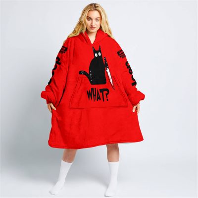 Cat What – Jeep – Red - Oodie Blanket
