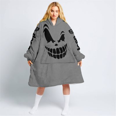 Halloween – Jeep – Grey - Oodie Blanket