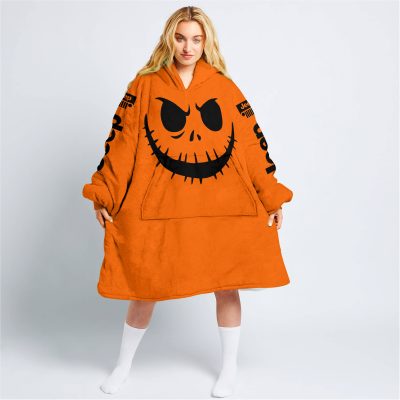 Halloween V1 – Jeep – Orange - Oodie Blanket