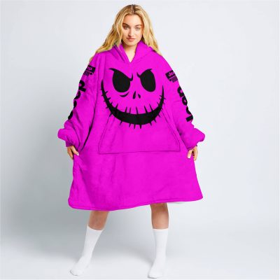 Halloween V1 – Jeep – Pink - Oodie Blanket