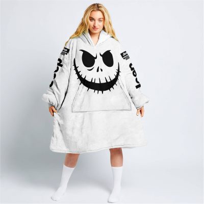 Halloween V1 – Jeep – White  - Oodie Blanket
