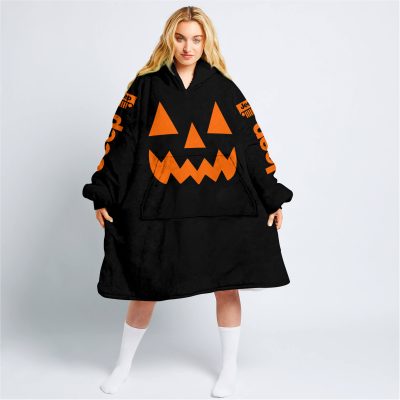 Halloween V2 – Jeep – Black Orange - Oodie Blanket