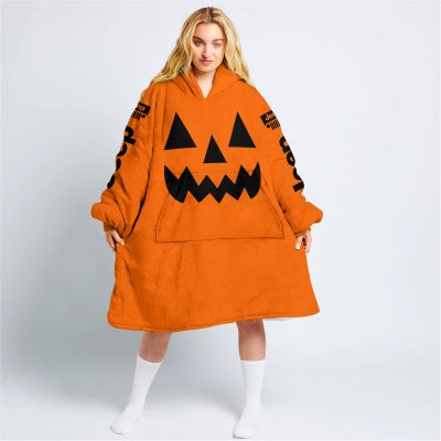 Halloween V2 – Jeep – Orange - Oodie Blanket