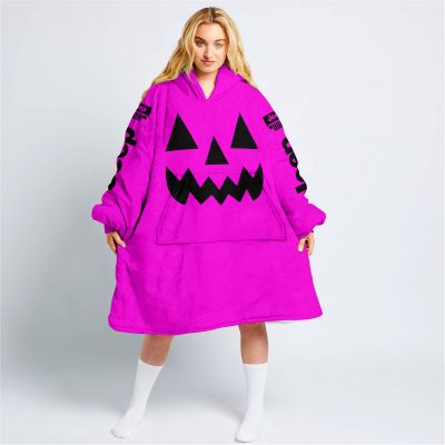 Halloween V2 – Jeep – Pink - Oodie Blanket