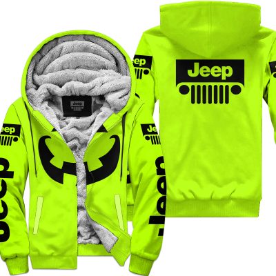 Halloween V3 – Jeep – Neon - Fleece Zip Hoodie
