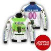 Fox racing bomber jacket, Fox racing custom name clothing, Fox racing groot logo