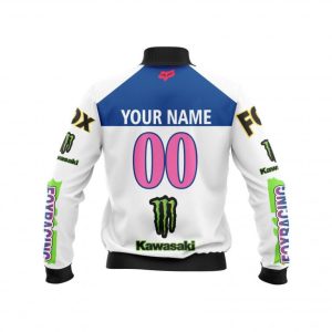 Fox racing bomber jacket, Fox racing custom name clothing, Fox racing groot logov